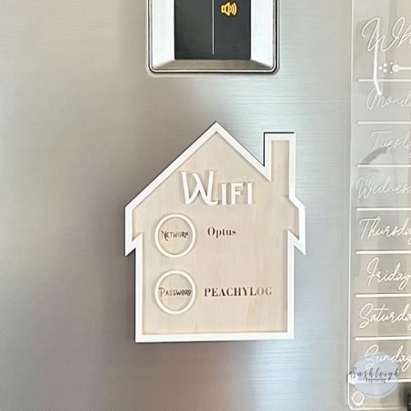 Wifi Password Magnet