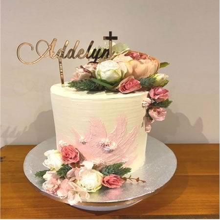 Baptism Cake Topper
