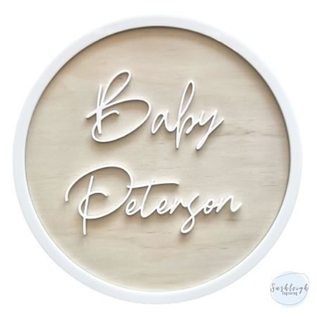Personalised Baby Sign
