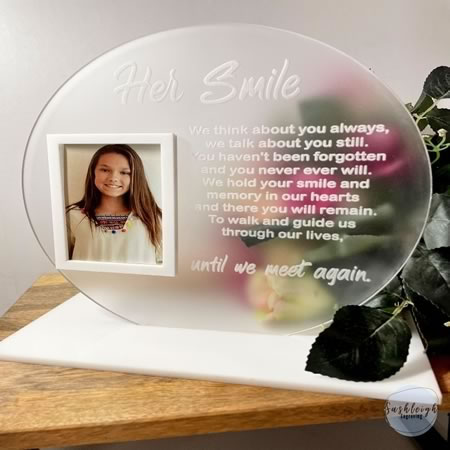 Memorial His/Her Smile Frame