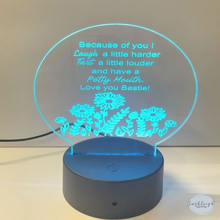 LED Night Light - Gift for Bestie