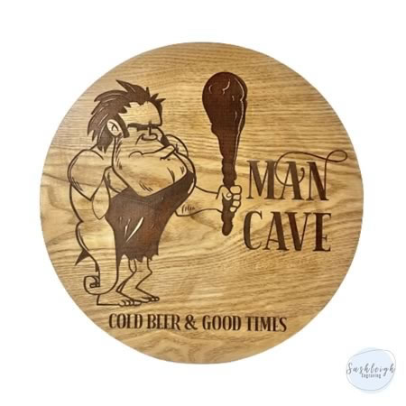 Man Cave Sign - Cold Beer and Good Times
