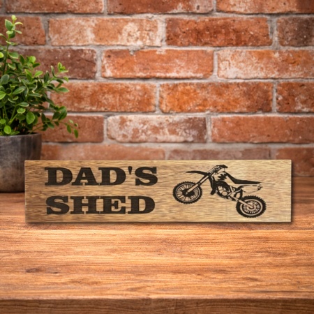 Shed Sign - Dirt Bike