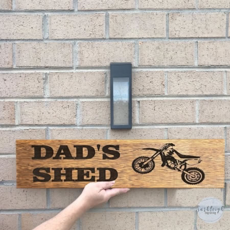 Shed Sign - Dirt Bike