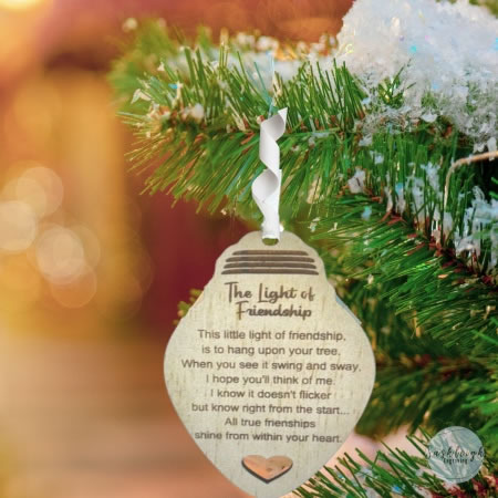 Christmas - The Light Of Friendship Ornament