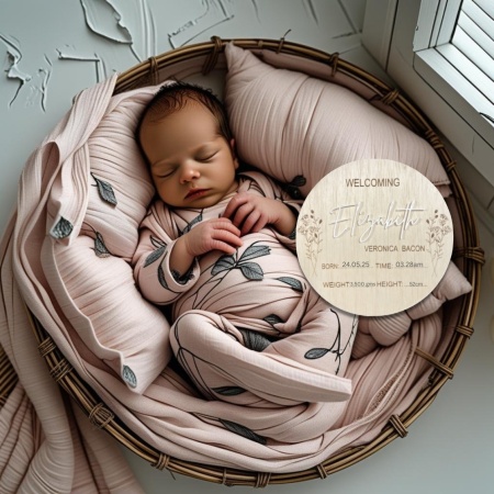 Baby Birth Announcement Plaque