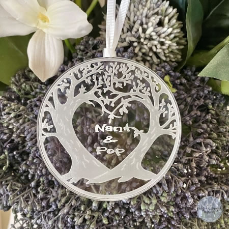 Tree of Life Heart Ornament