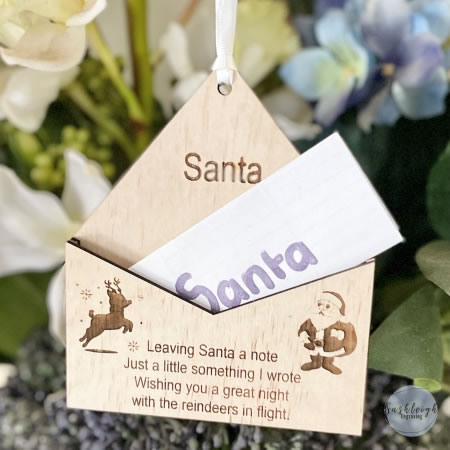 Christmas Envelope Ornament - To Santa