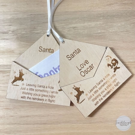 Christmas Envelope Ornament - To Santa
