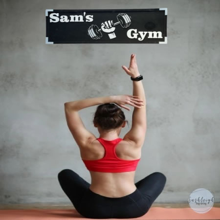 Customised Gym Sign