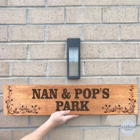 Nan and Pop House Sign