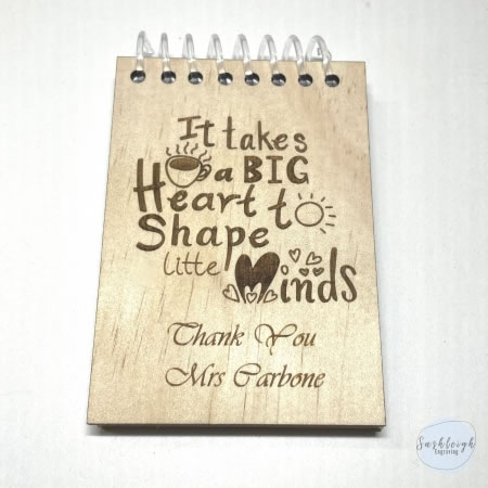 Teacher Gift Note Book