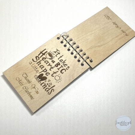 Teacher Gift Note Book