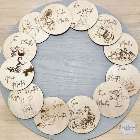 Winnie the Pooh Milestone Discs