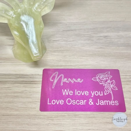 Meaningful Wallet/Bag Cards