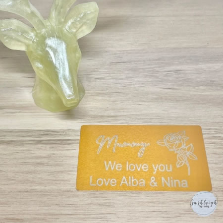 Meaningful Wallet/Bag Cards