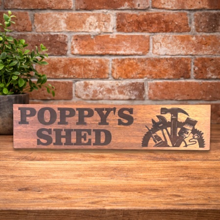 Poppys Shed Sign