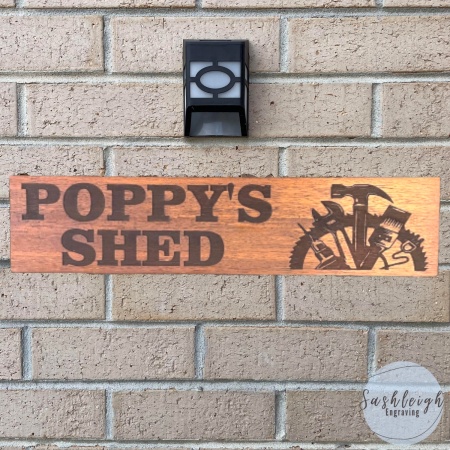 Poppys Shed Sign