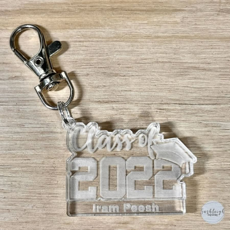 Graduation Keyring Personalised - 2022