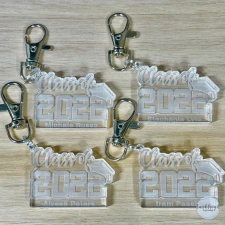 Graduation Keyring Personalised - 2022