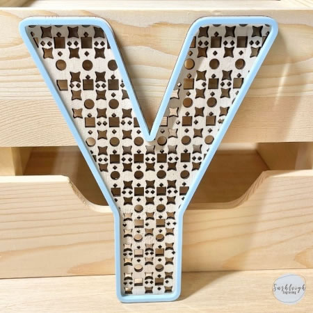 Letters in Rattan Design