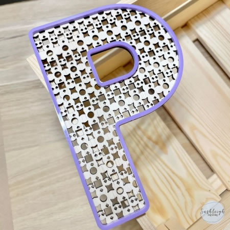 Letters in Rattan Design