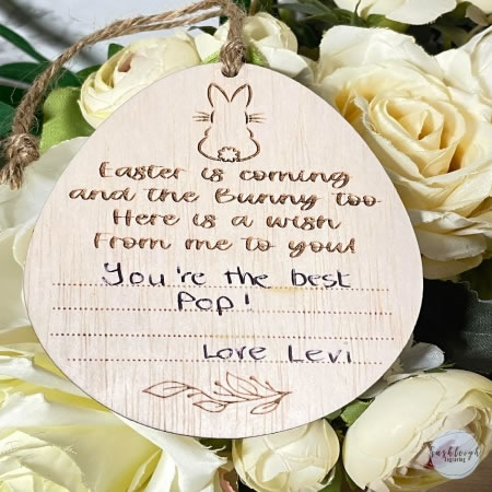 Easter Tag to Write