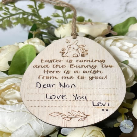 Easter Tag to Write