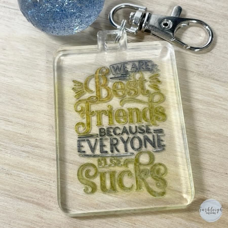 Best Friends Keyring
