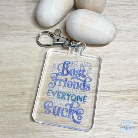 Best Friends Keyring