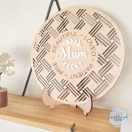 Mothers Day Plaque for Mum or Nan