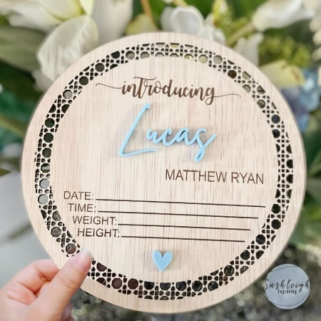 Baby Announcement Disc
