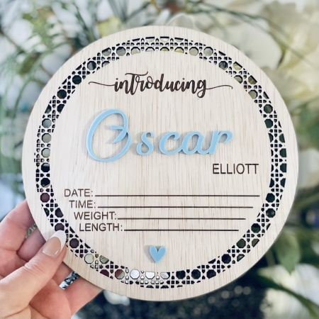 Baby Announcement Disc