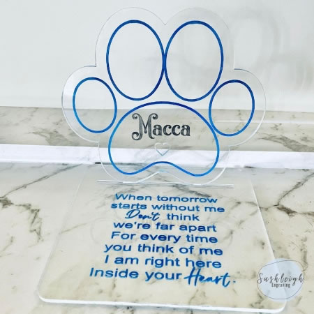 Pet Memorial Plaque