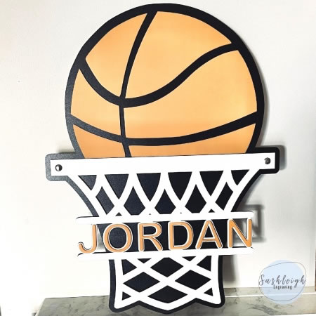 Basketball Personalised Kids Decor