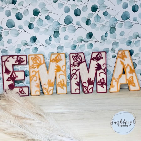 Themed Letters - Butterfly