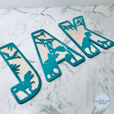 Themed Letters - Dinosaur