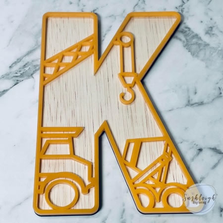 Themed Letters - Construction