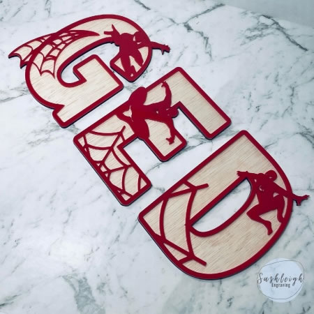 Themed Letters - Spiderman