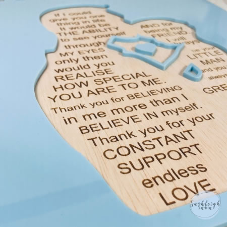 To My Dad Plaque