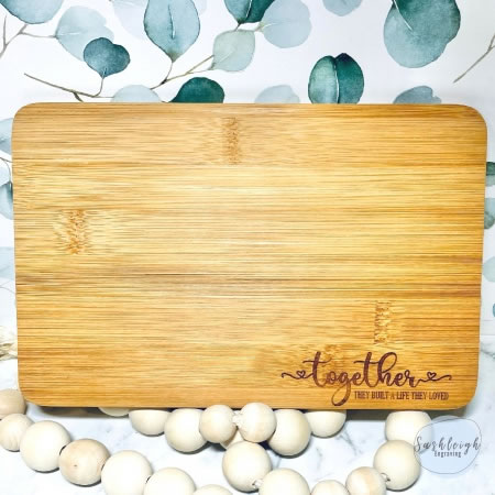 Chopping Board Mini - Together they built a life they loved