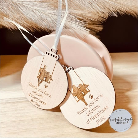 Lifetime of Happiness Pet Memorial Ornament
