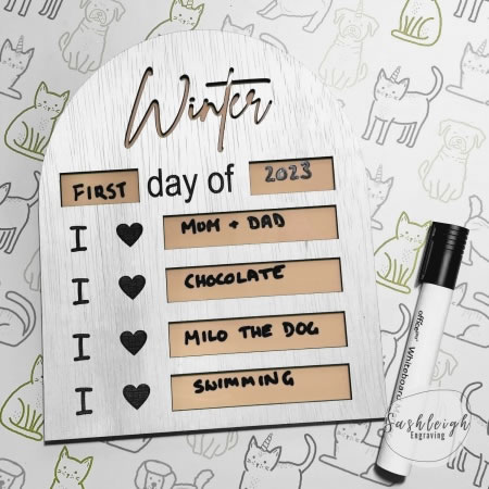 First Day Last Day I Love Boards