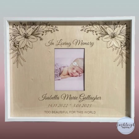 Memorial Engraved Frame - In Loving Memory