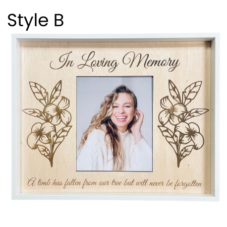 Memorial Engraved Frame - In Loving Memory