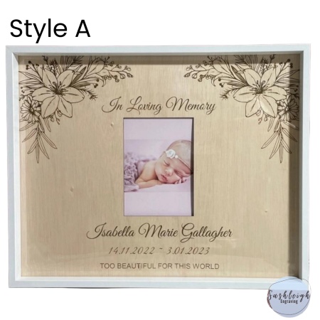 Memorial Engraved Frame - In Loving Memory