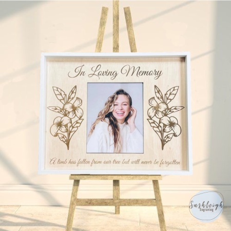 Memorial Engraved Frame - In Loving Memory