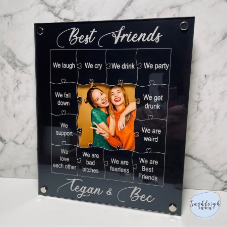 Best Friends Puzzle Photo Frame