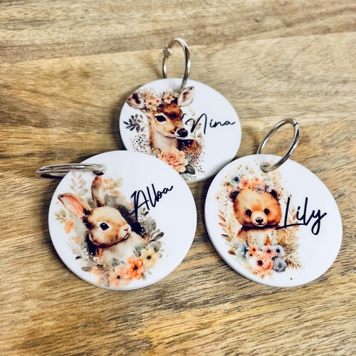 Personalised Keyring - Animals