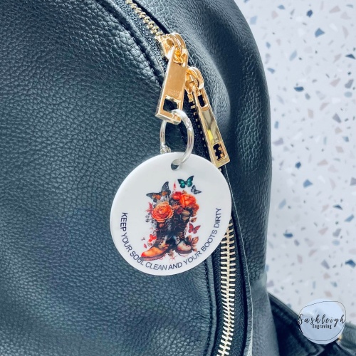 Vintage Boots Keyring